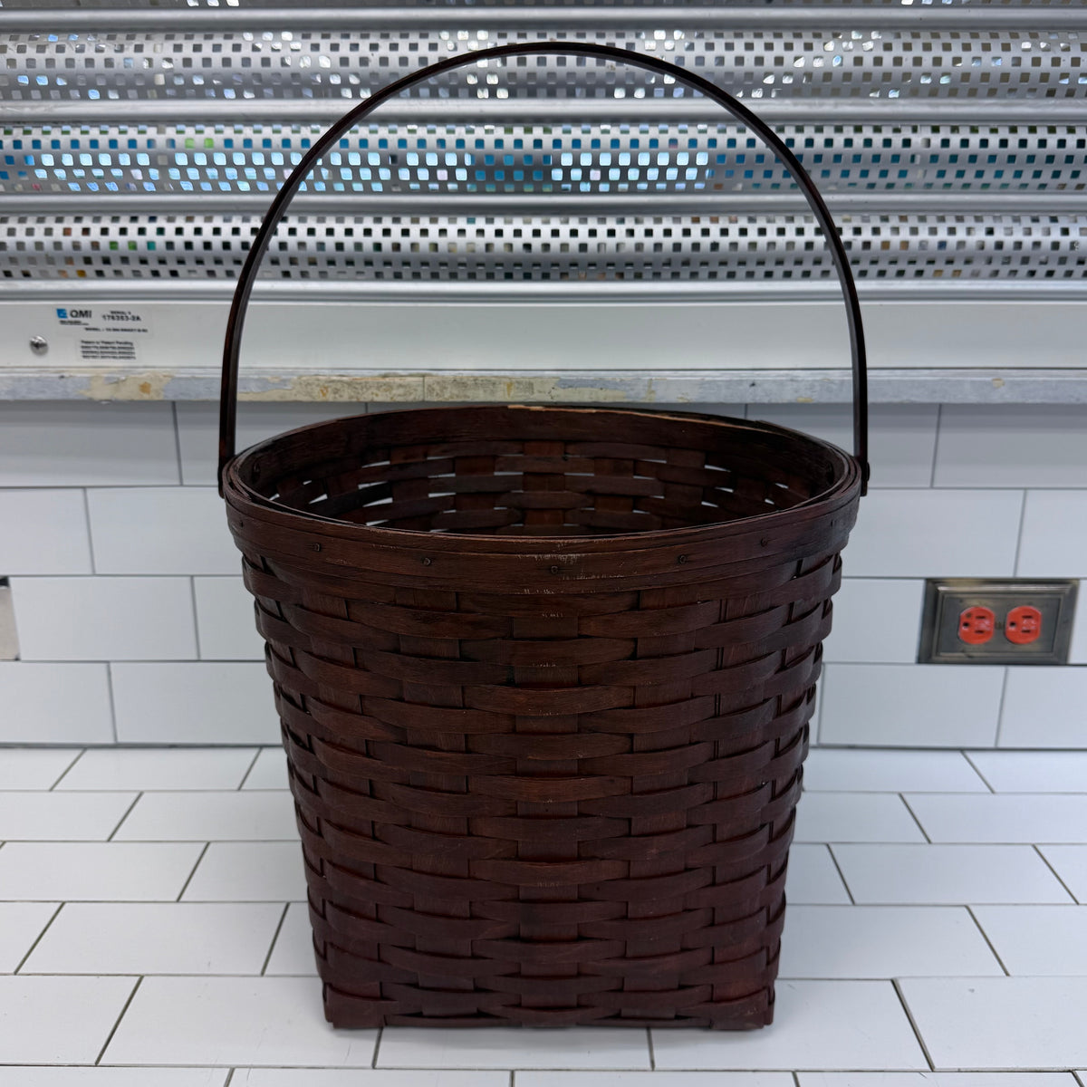 Longaberger Large Basket Vintage Signed