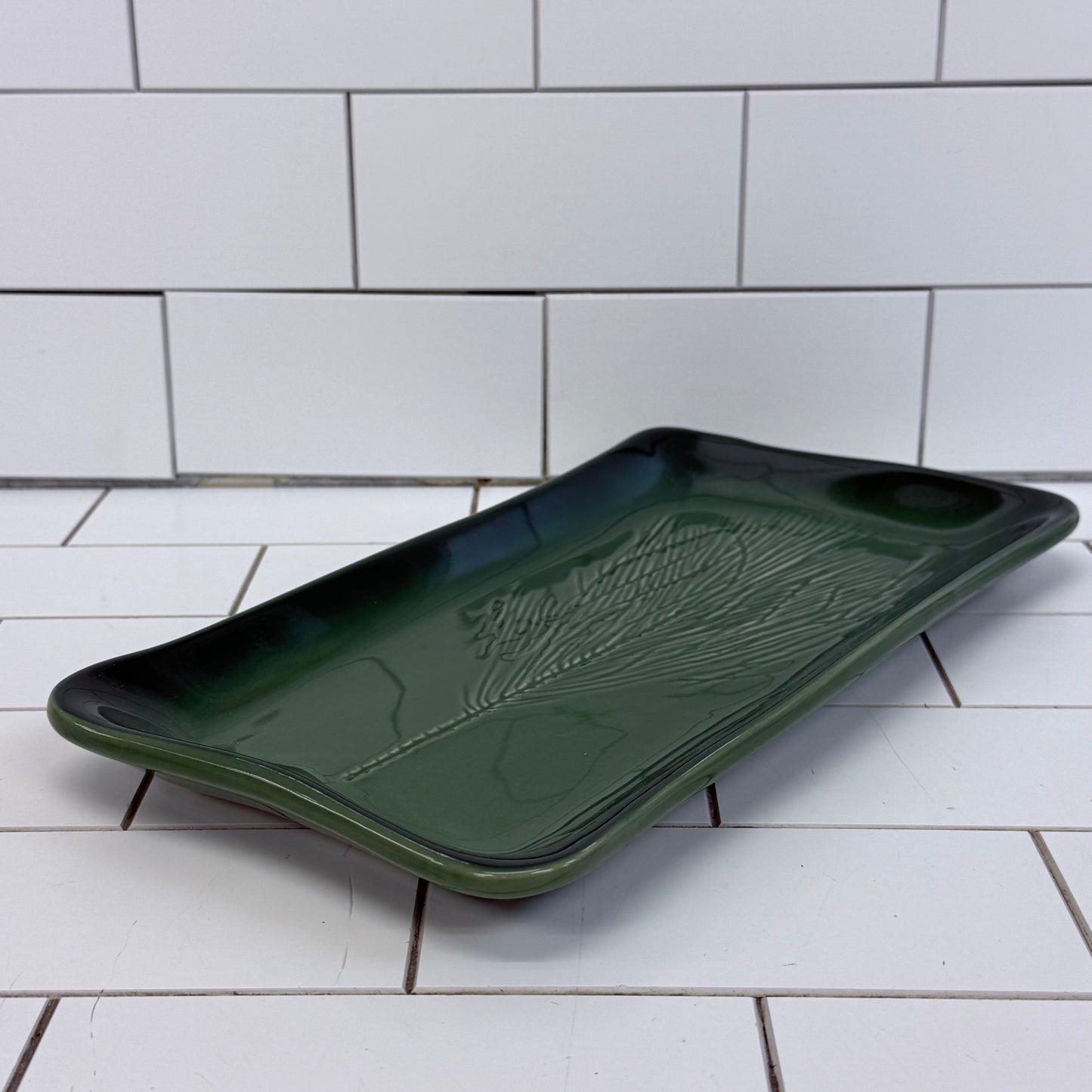 Southern Living Mt. Vernon Pine Sprig Tray Kay Wayne 2004