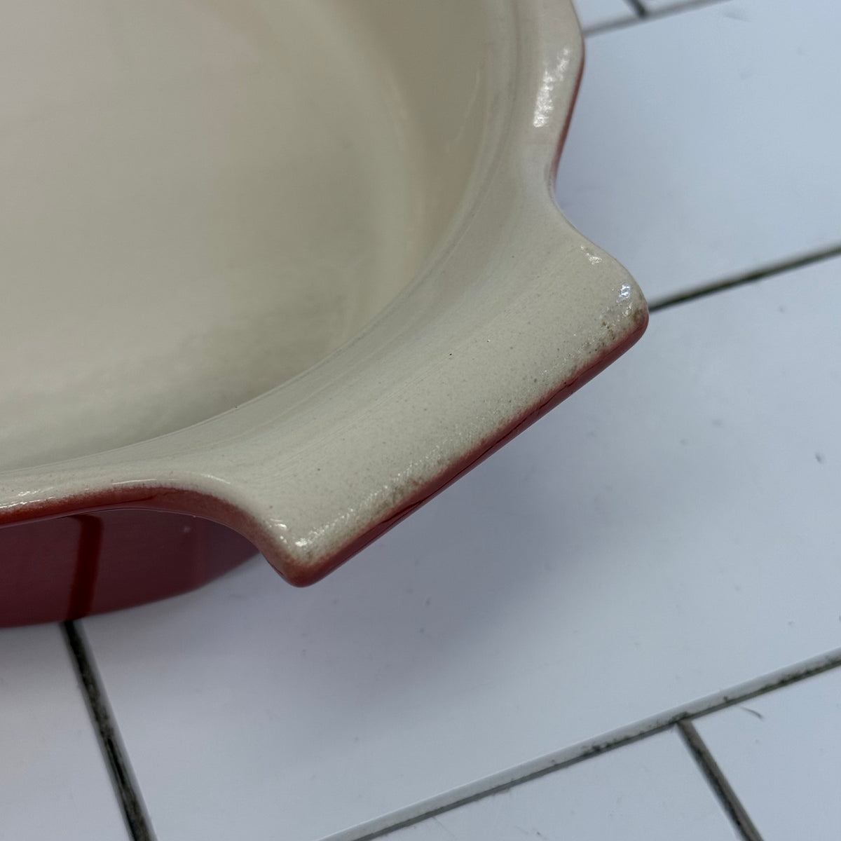 Emile Henry Williams-Sonoma Red Oval Ceramic Baking Dish