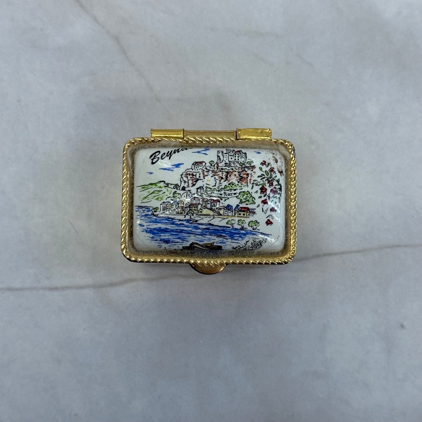 Enameled Metal Trinket Box Selection