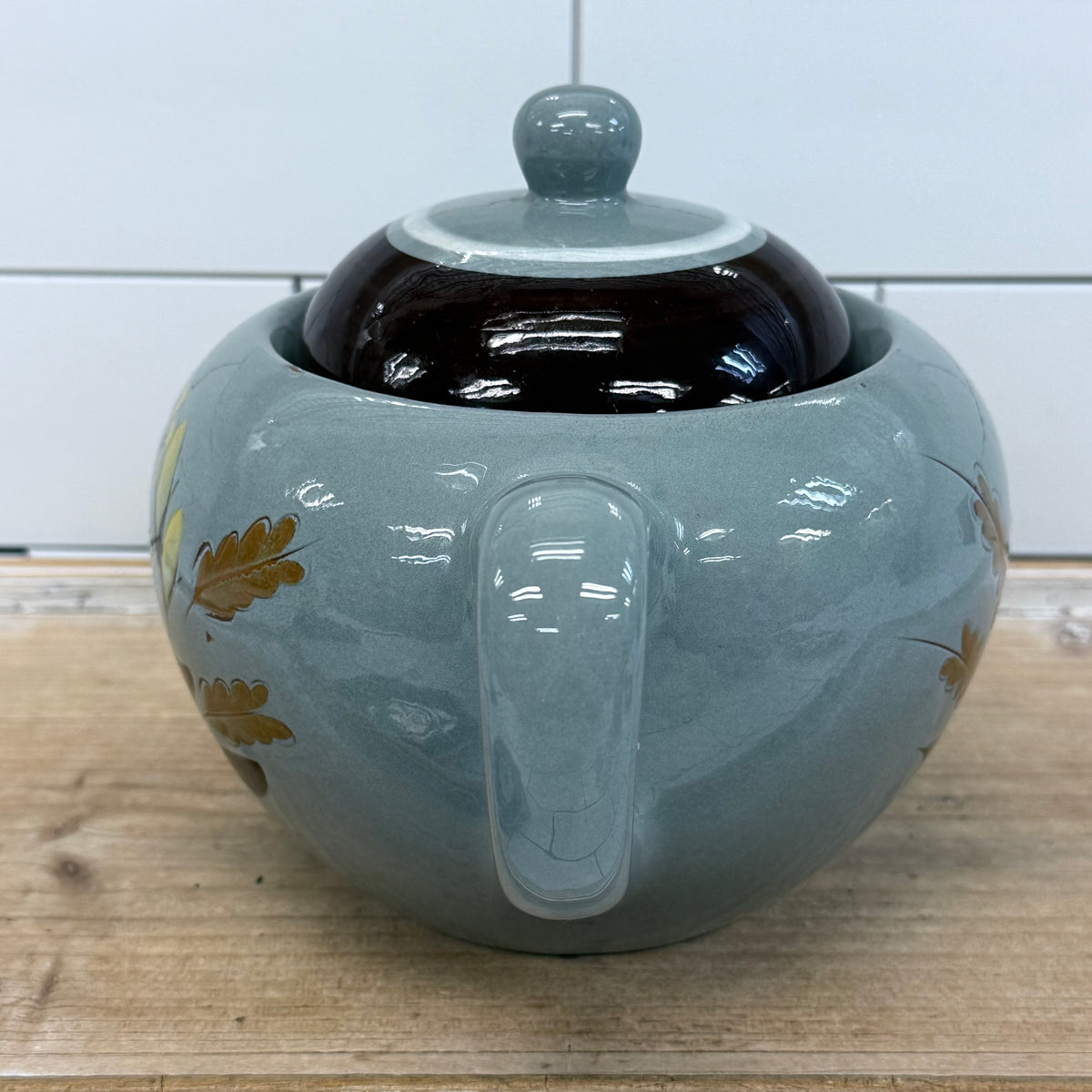 Stangl Golden Harvest Pottery Tea Pot & Cup Set