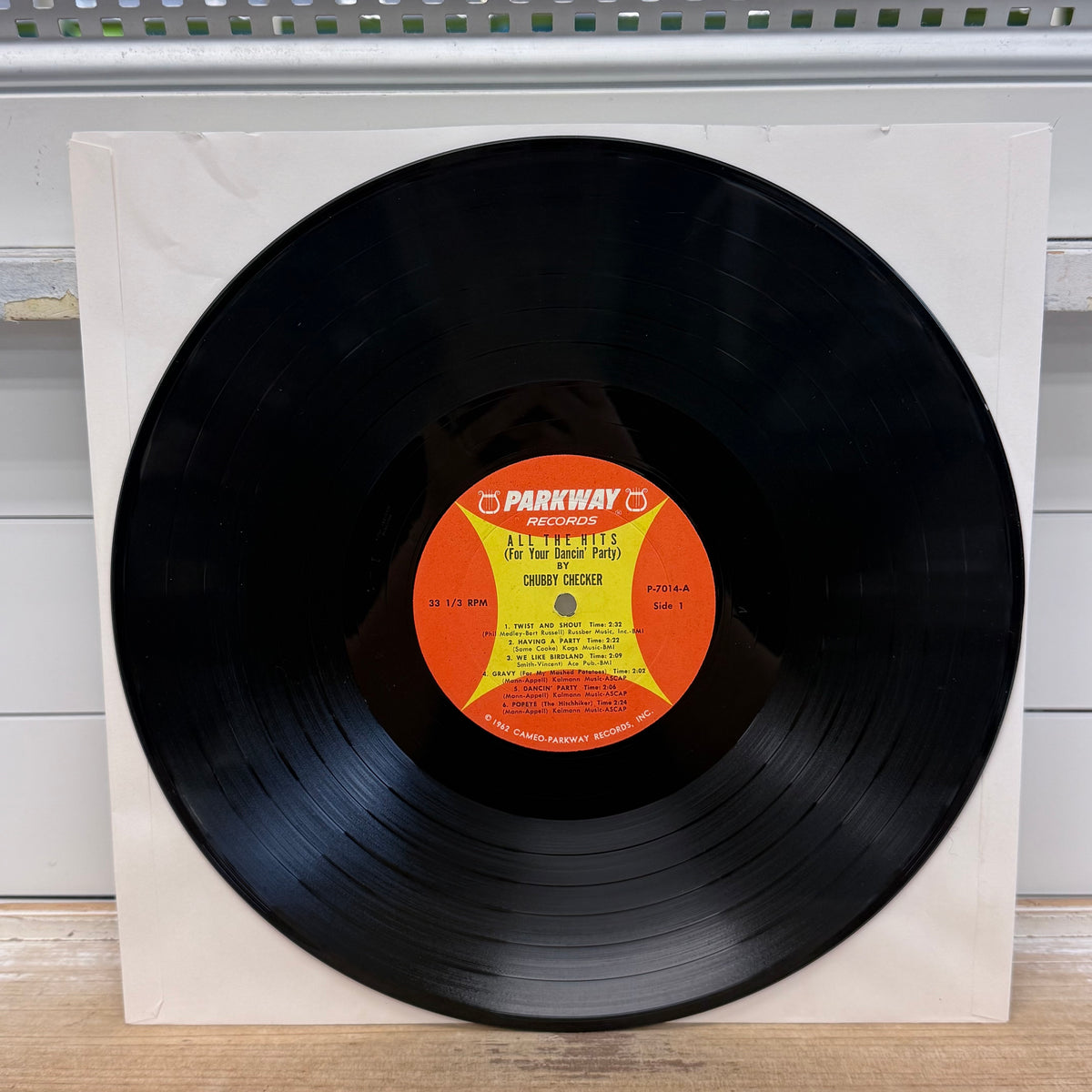 Chubby Checker All the Hits Vinyl Record, 1962 - P-7014