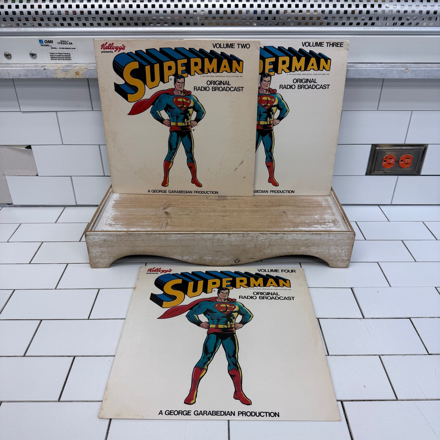 Kellogg’s Superman Radio Broadcast Vinyl Volumes 2-4 1974 #677