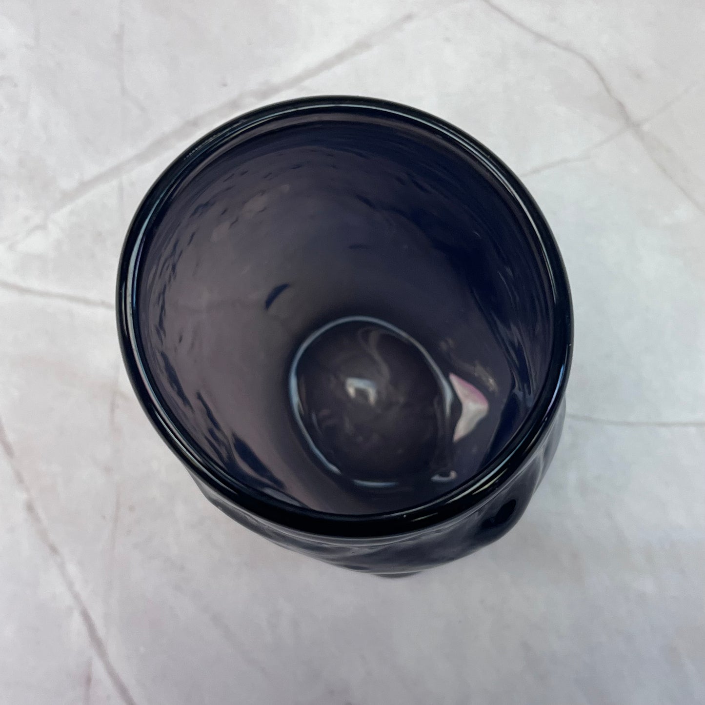 Oliver Doriss Hand Blown Glass Baby Head Cup, 1987