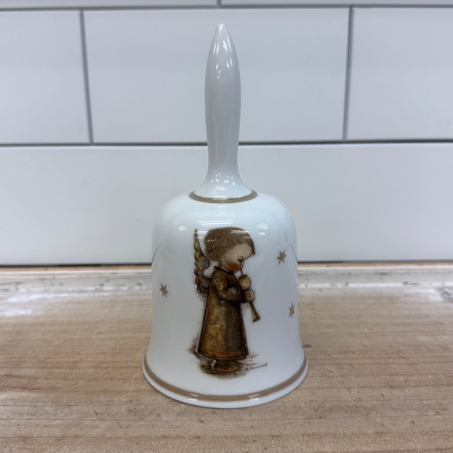 Schmid Hummel Bell, Porcelain Christmas 1972
