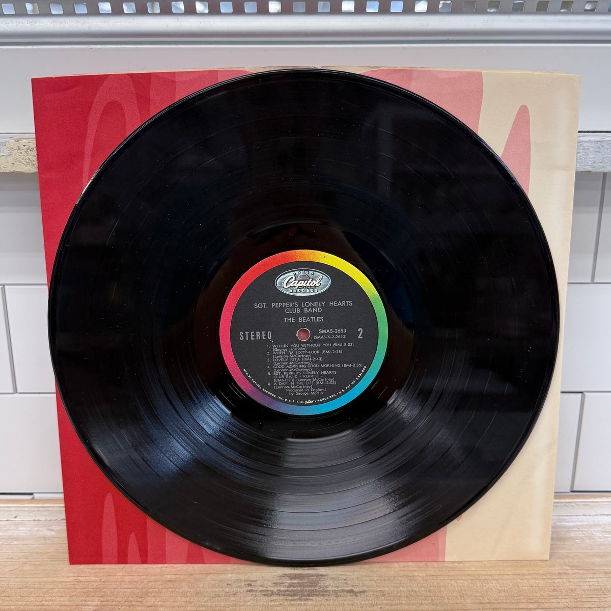The Beatles Sgt. Pepper’s Vinyl Record, 1967 – Capitol SMAS-2653 First Press