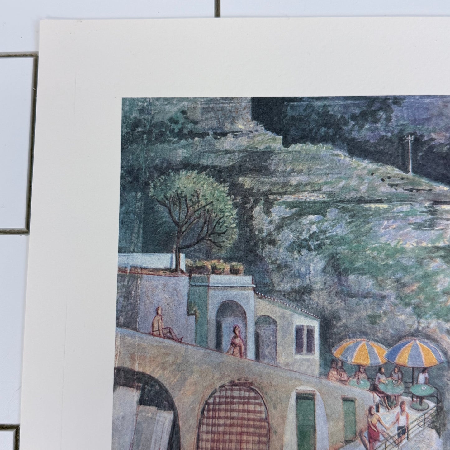 Amalfi Coast Art Print La Praia Signed Limited Edition
