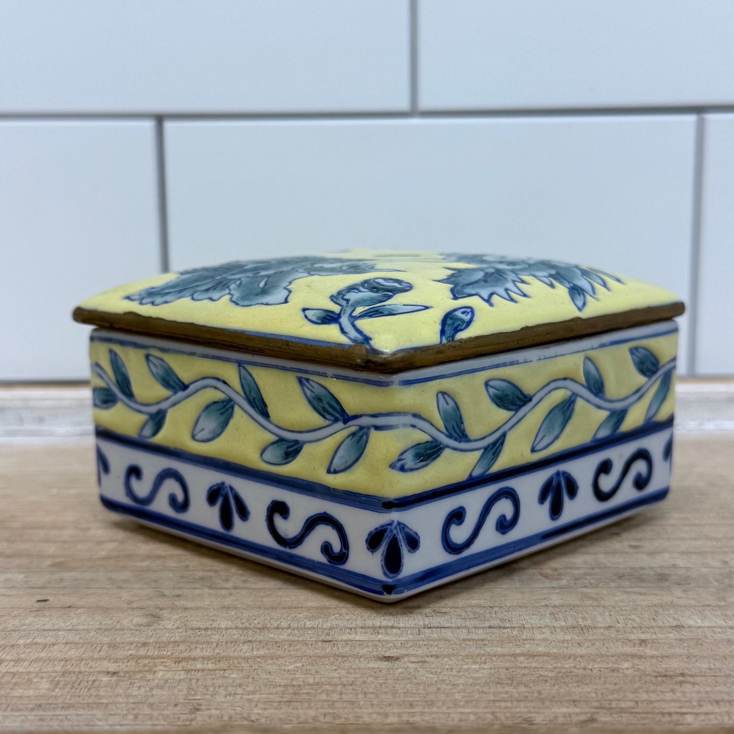 Chinoiserie Trinket Box Lot of 4