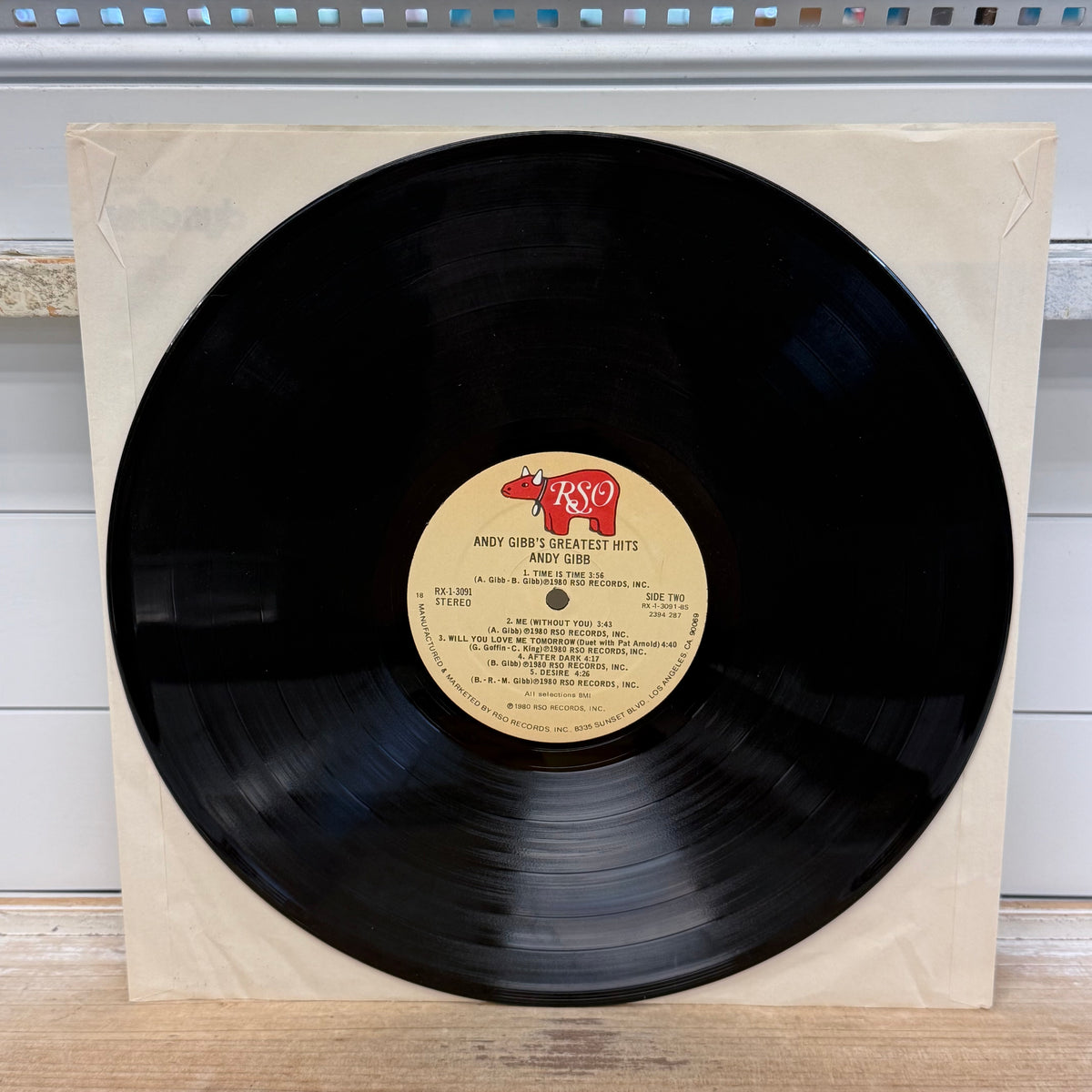 Andy Gibb Andy Gibb’s Greatest Hits Vinyl LP 1980 — #RX-1-3091