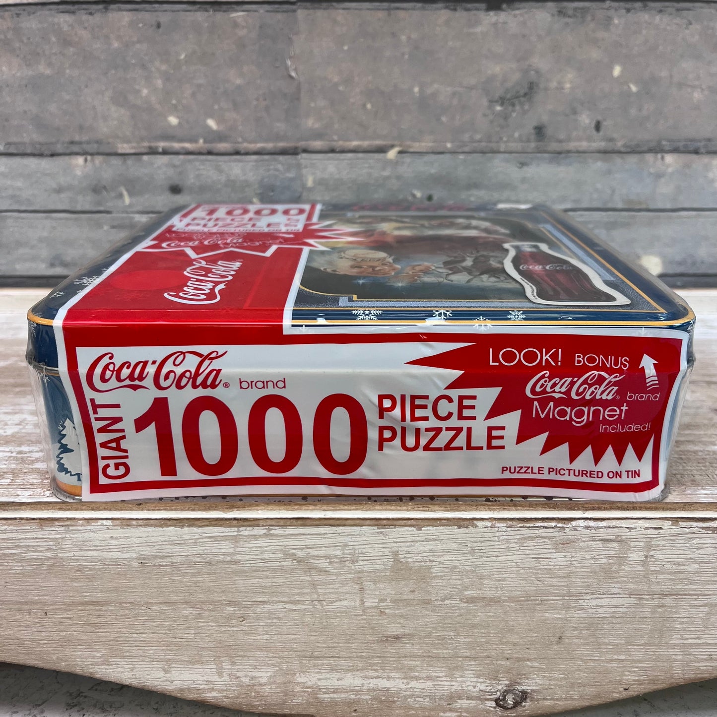 Coca Coca 1000 Piece Puzzle, Sealed in Collectible Tin
