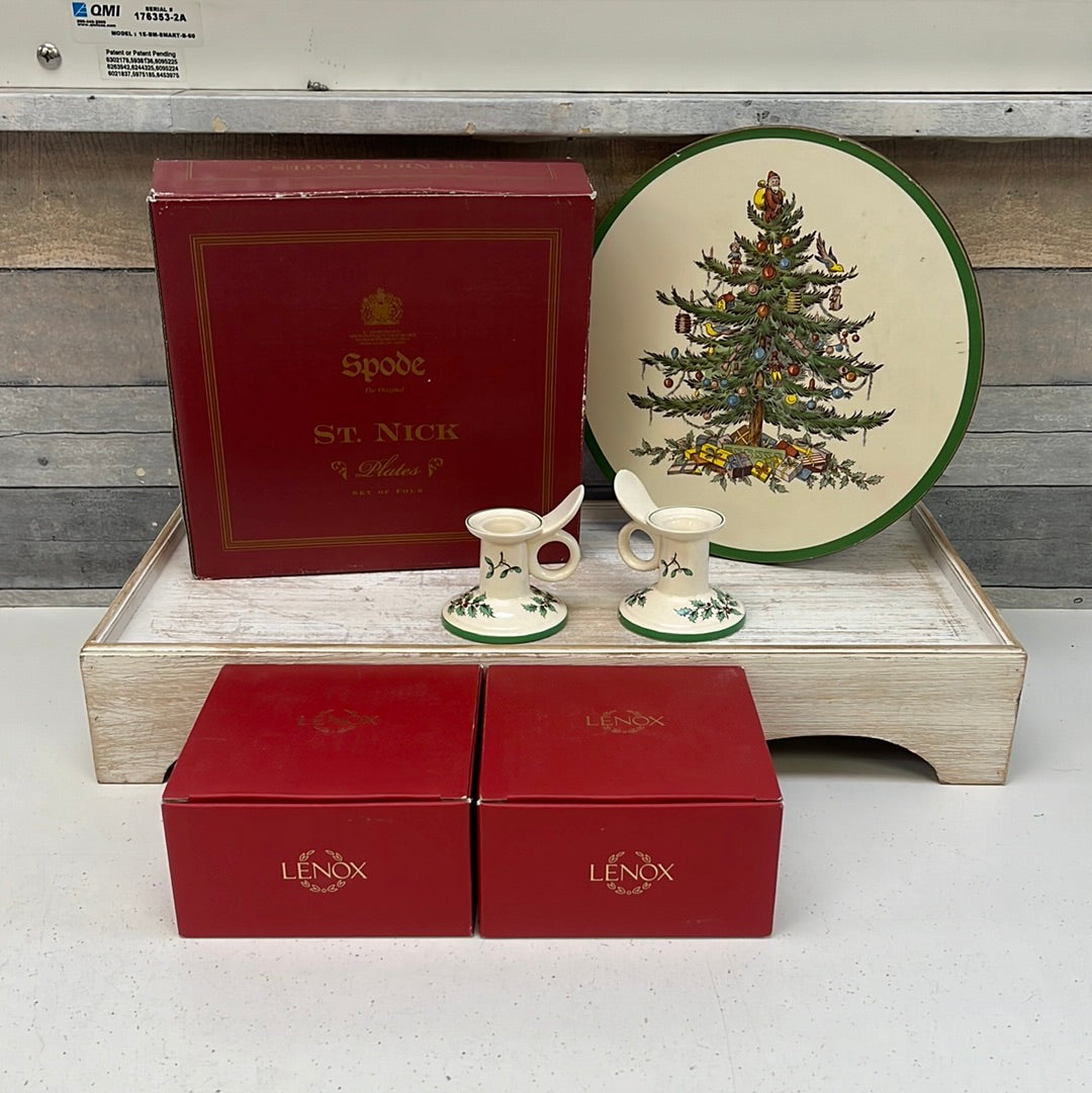 Holiday Spode, Lenox Gifts & Decor Selection