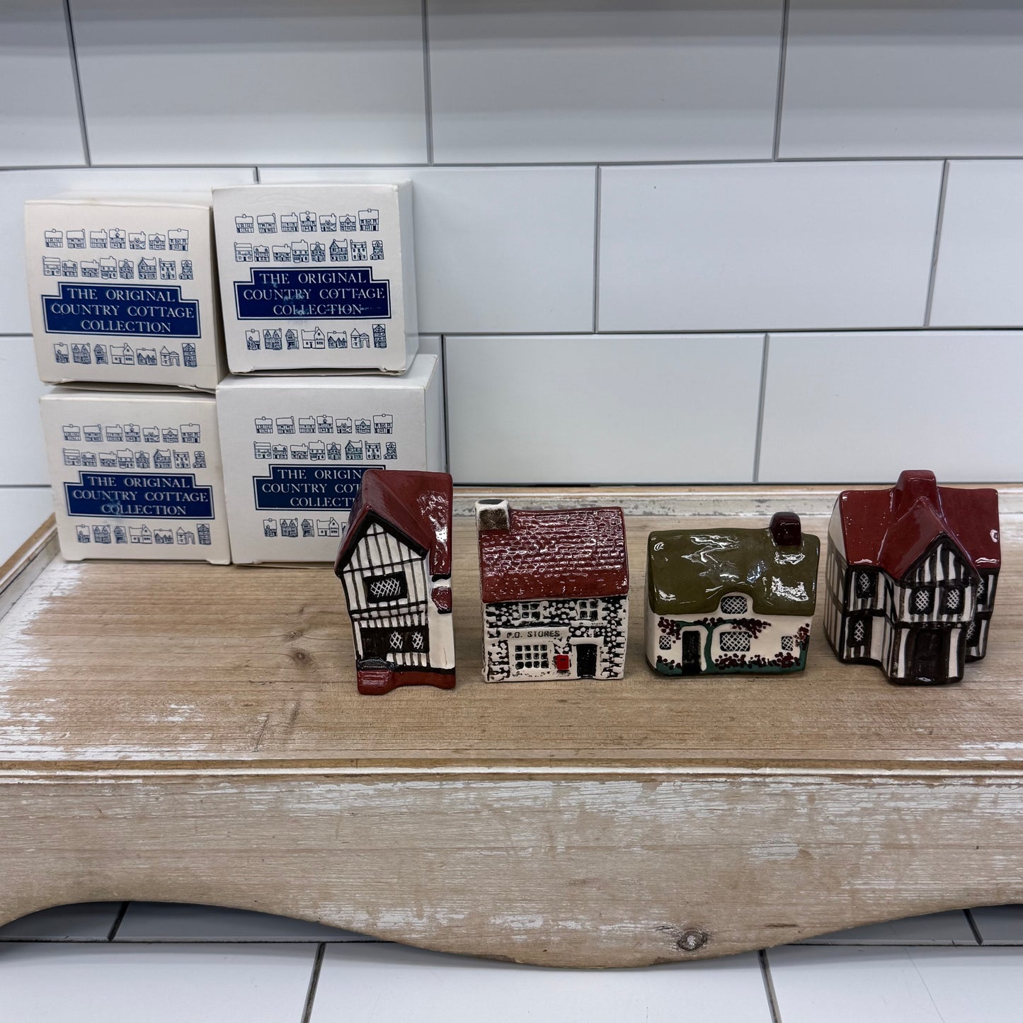 Mudlen End Studio Country Cottage Collection Lot of 4