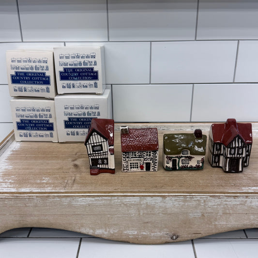 Mudlen End Studio Country Cottage Collection Lot of 4