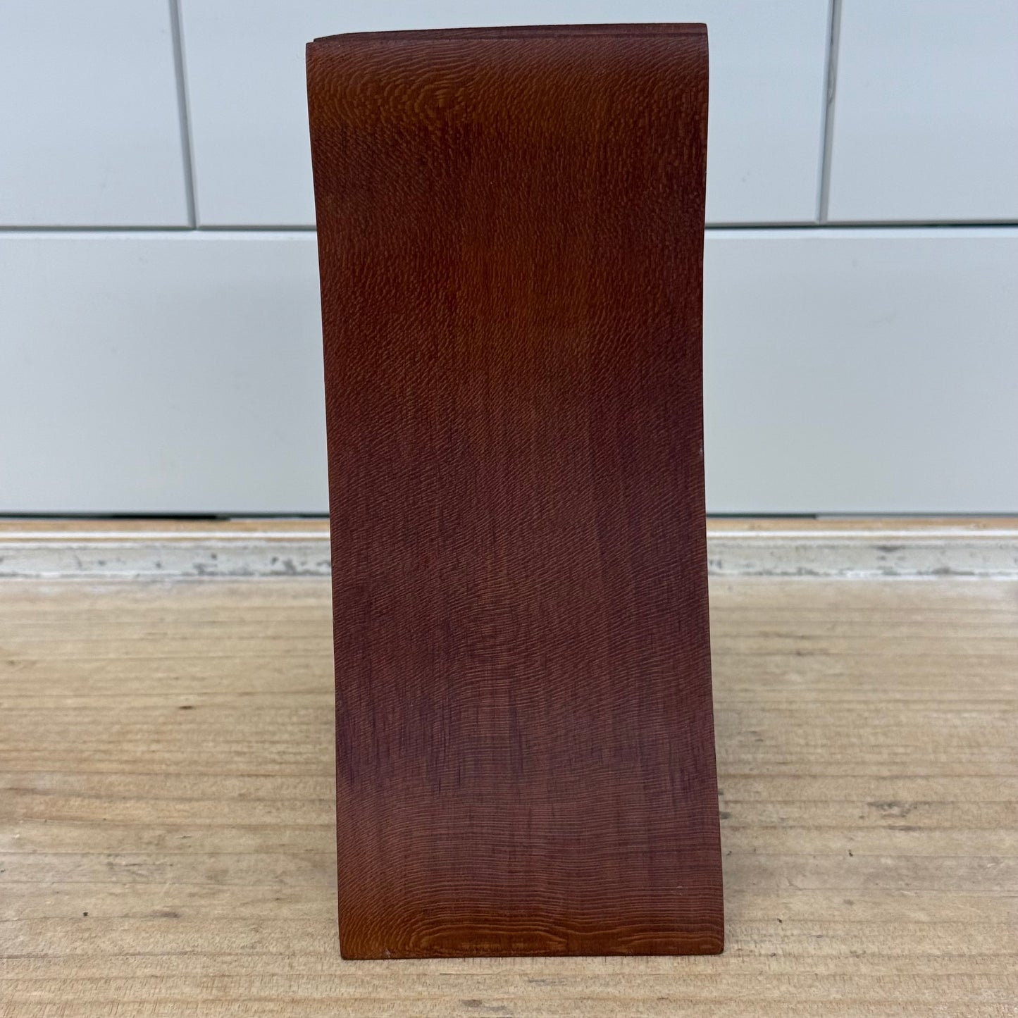 Artisan Bakkum Inspired Conjoined Wood Bookends Signed 2005