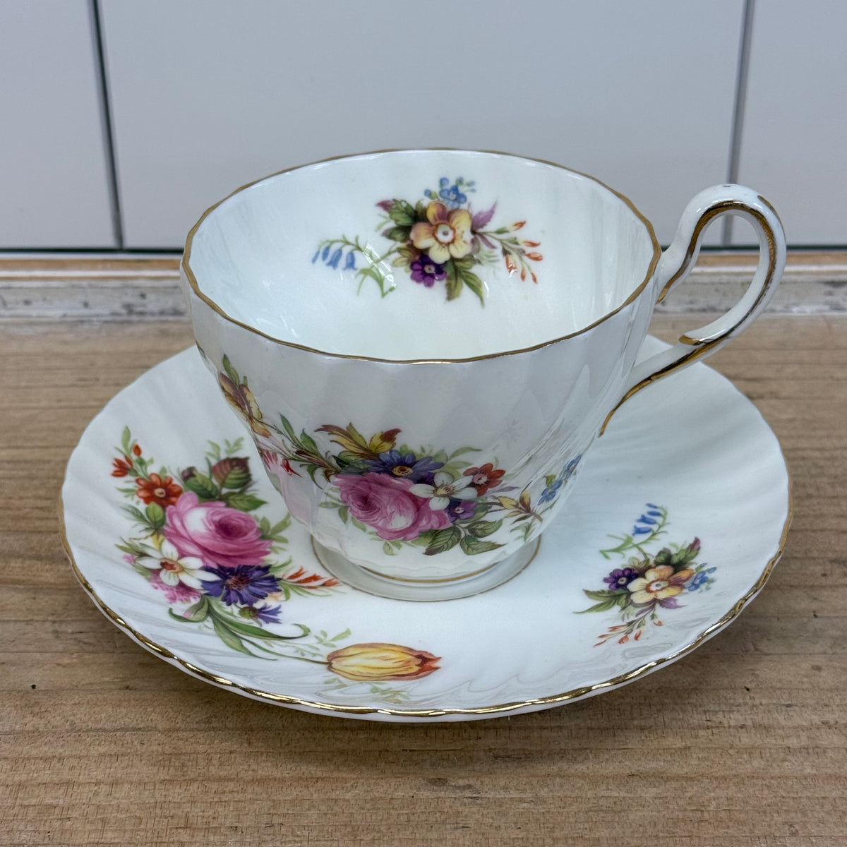 E.B. Foley Devonshire Bone China Tea Set English Country