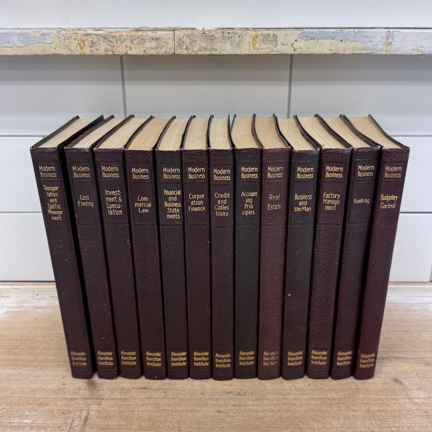 Modern Business Books Alexander Hamilton Institute Set 13 Vintage  1943-45