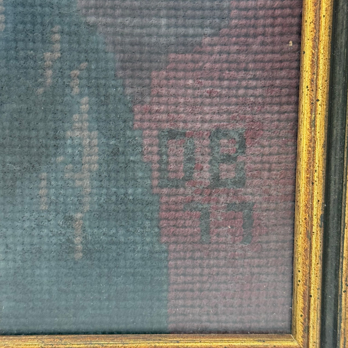 The Man with the Golden Helmet Framed Needlepoint Art 1977