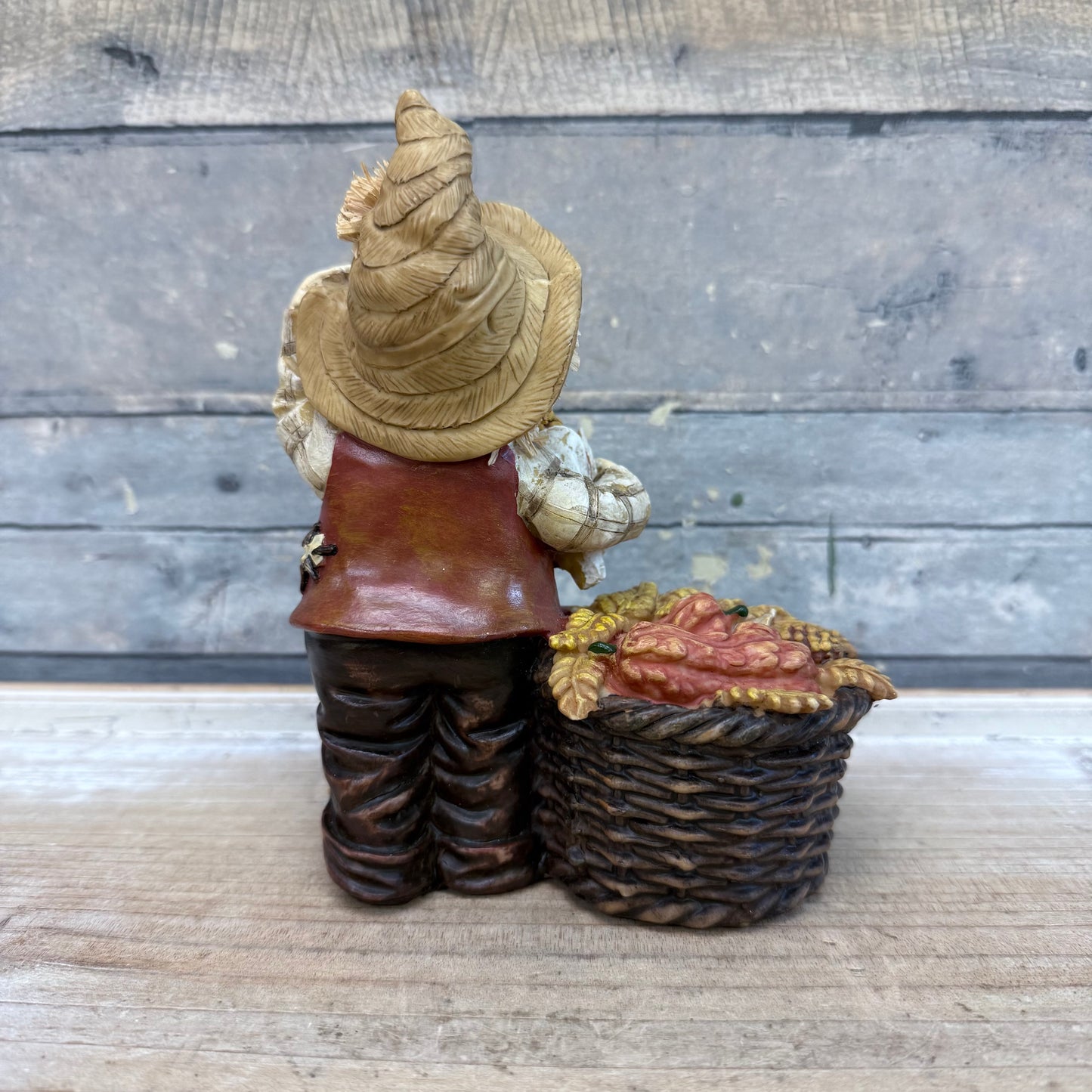 Autumn Scarecrow Resin Figurine