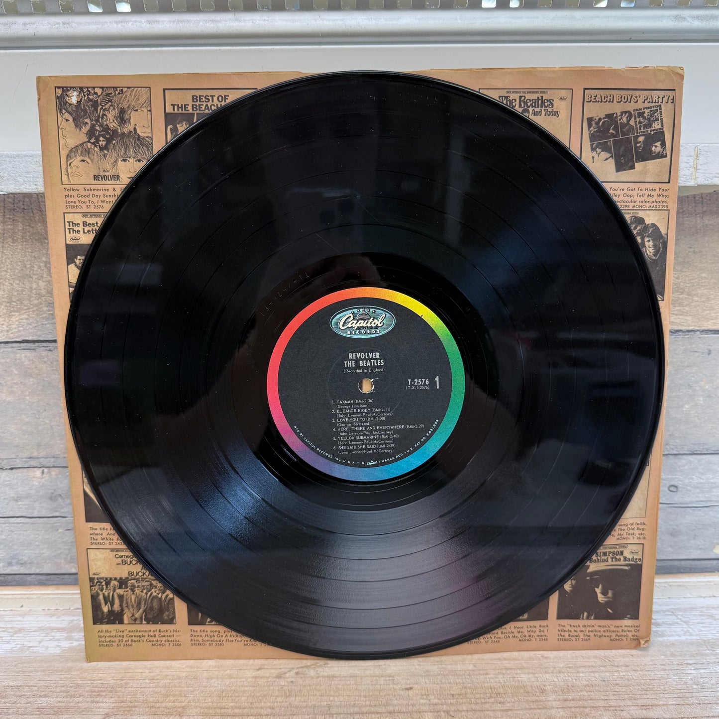 The Beatles Revolver Vinyl Record, 1966
