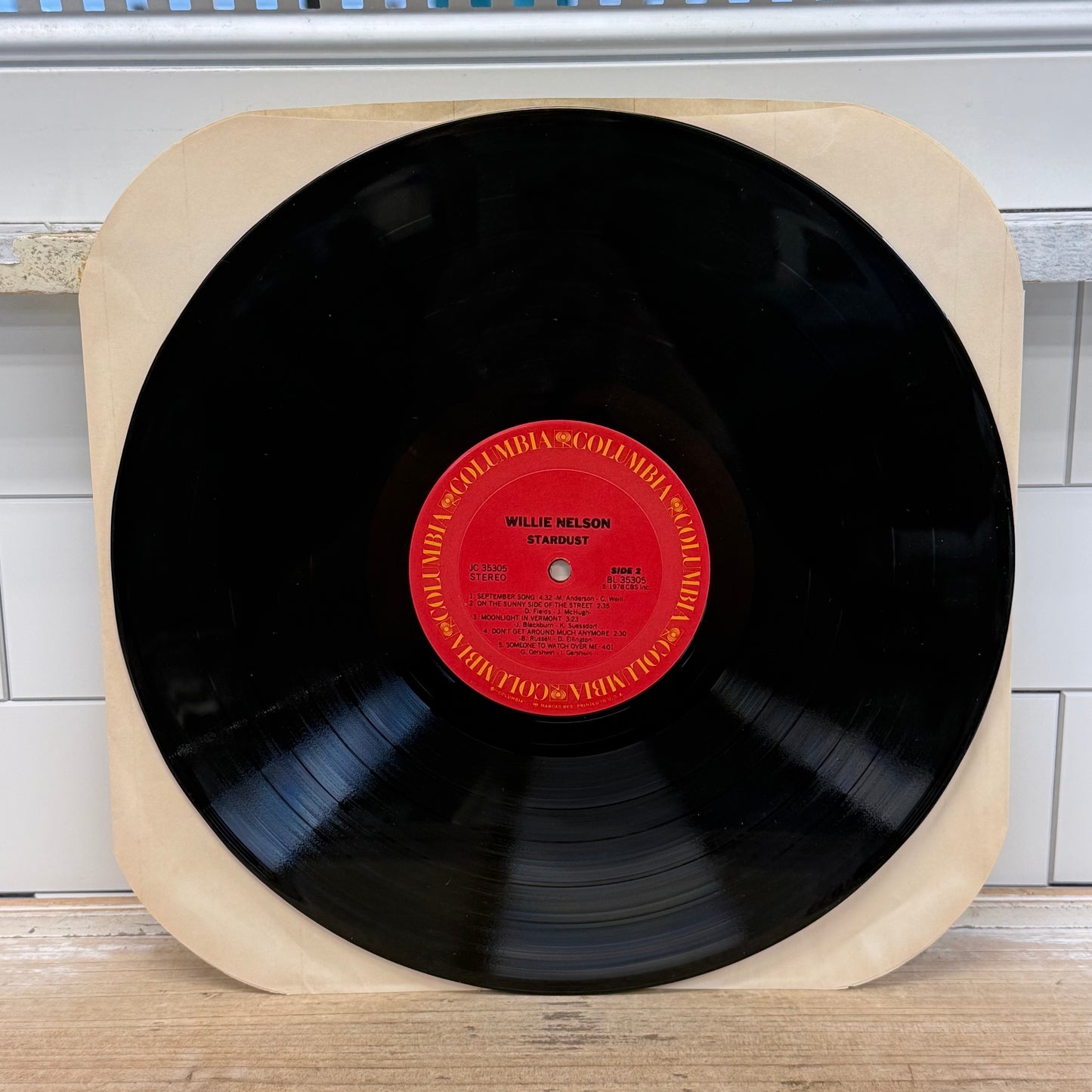 Willie Nelson Stardust Vinyl Record 1978 #JC35305