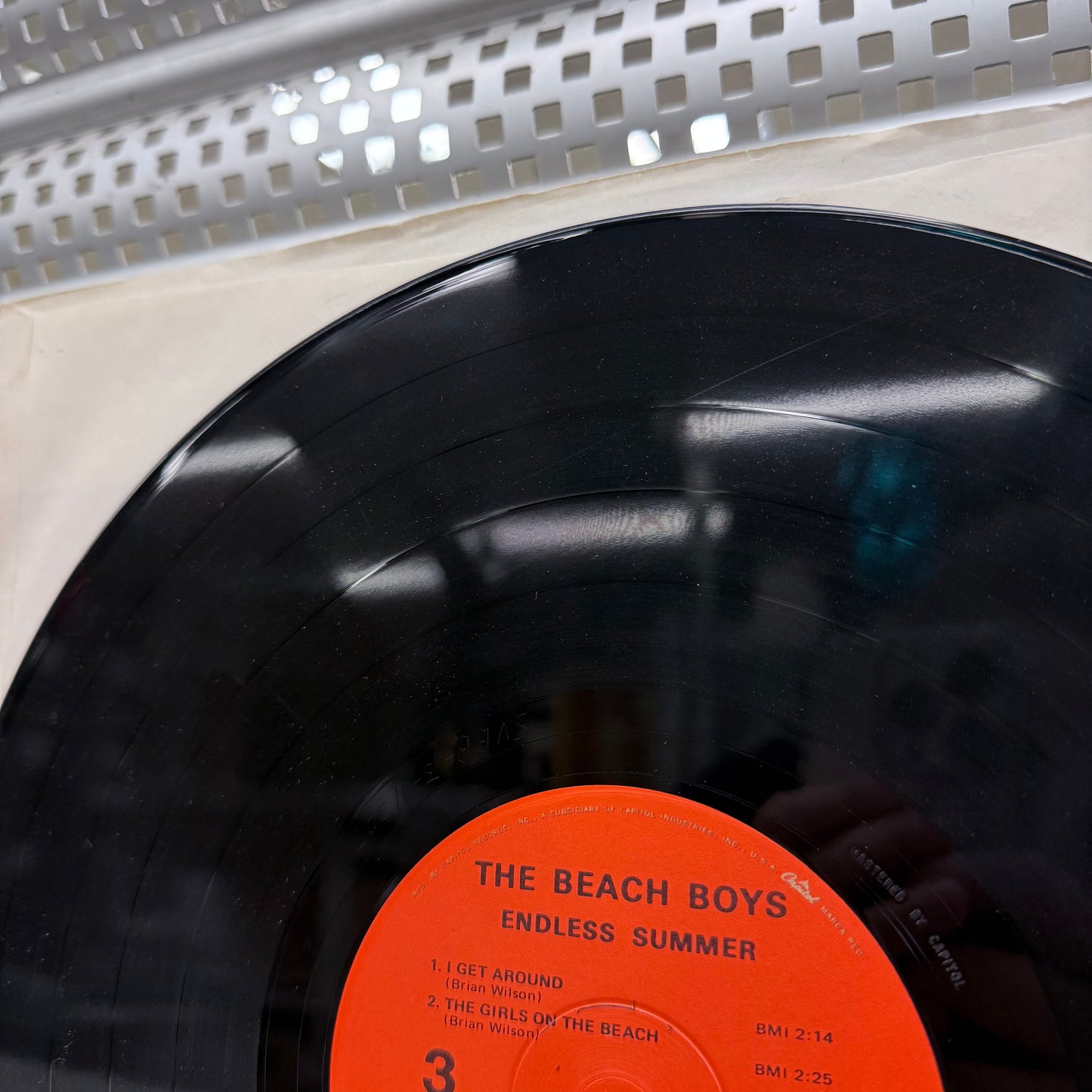 Beach Boys Endless Summer 1974 Double Vinyl LP w Poster