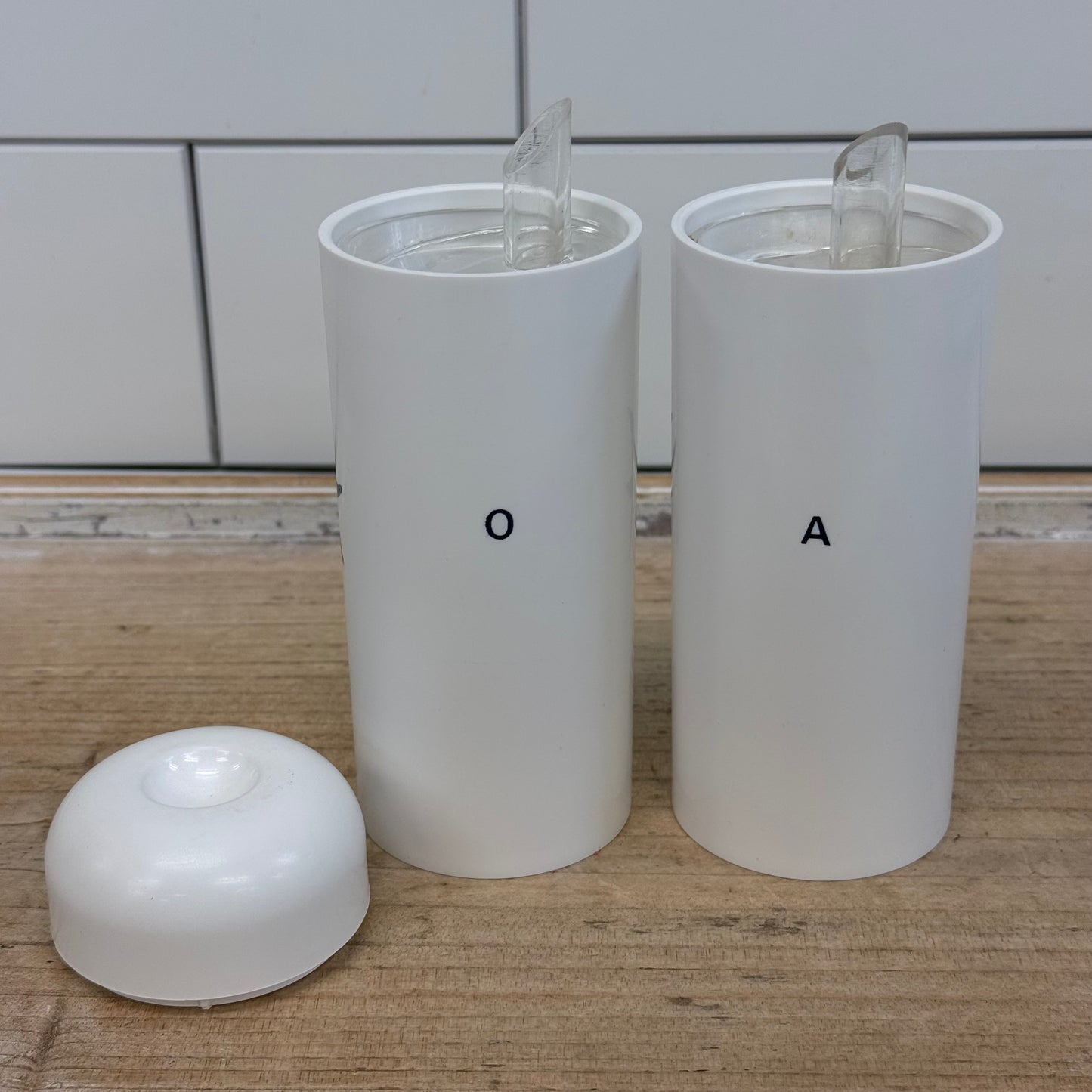 Guzzini Pomona Condiment Set By Ambrogio Pozzi Rare 1970s