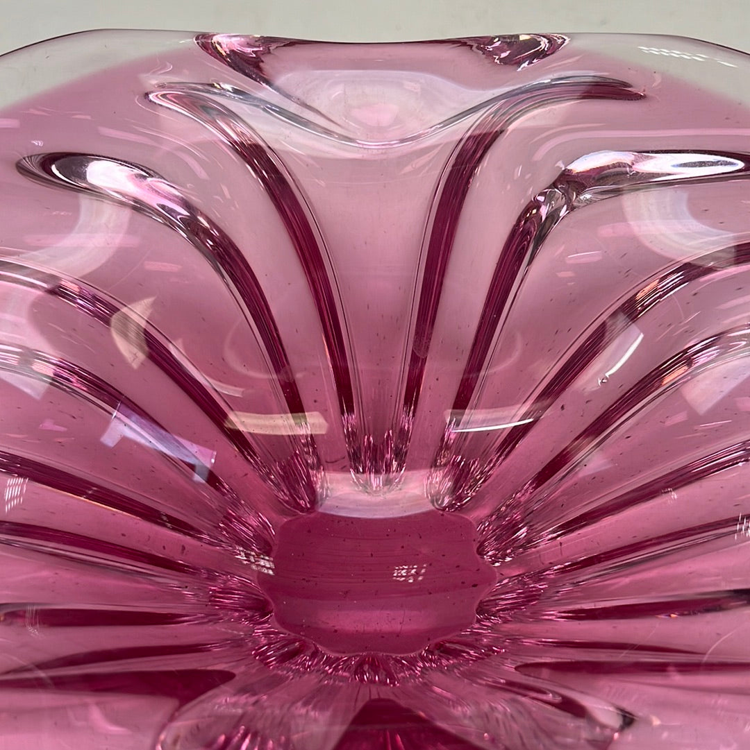 Mid-Century Murano Style Art Glass Centerpiece