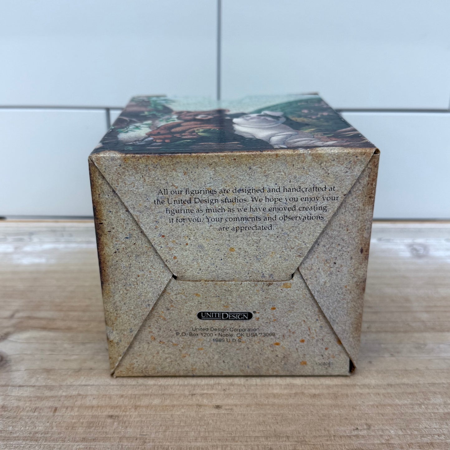 Stone Critters Holiday Squirrel Figurine, 1989