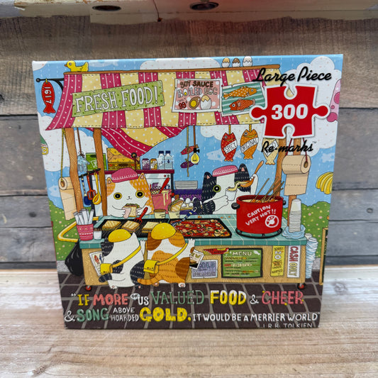 Re-marks Street Food 300 Large Piece Puzzle, Complete
