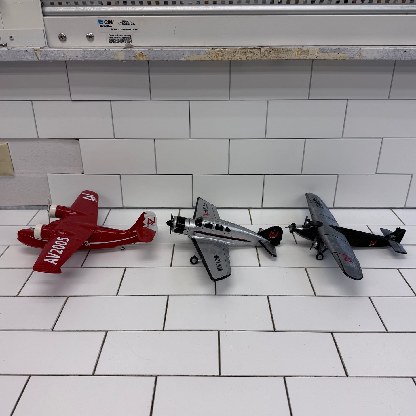 ERTL Auto World Die Cast Airplane Banks Lot 7