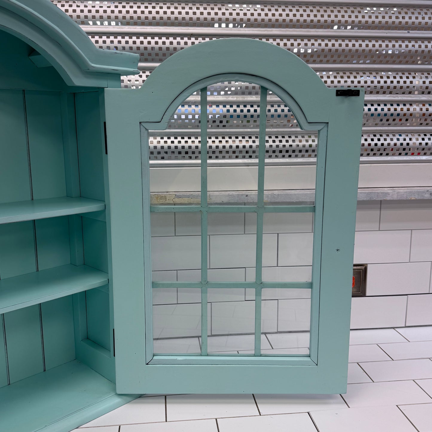 Farmhouse Wall Display Curio Cabinet