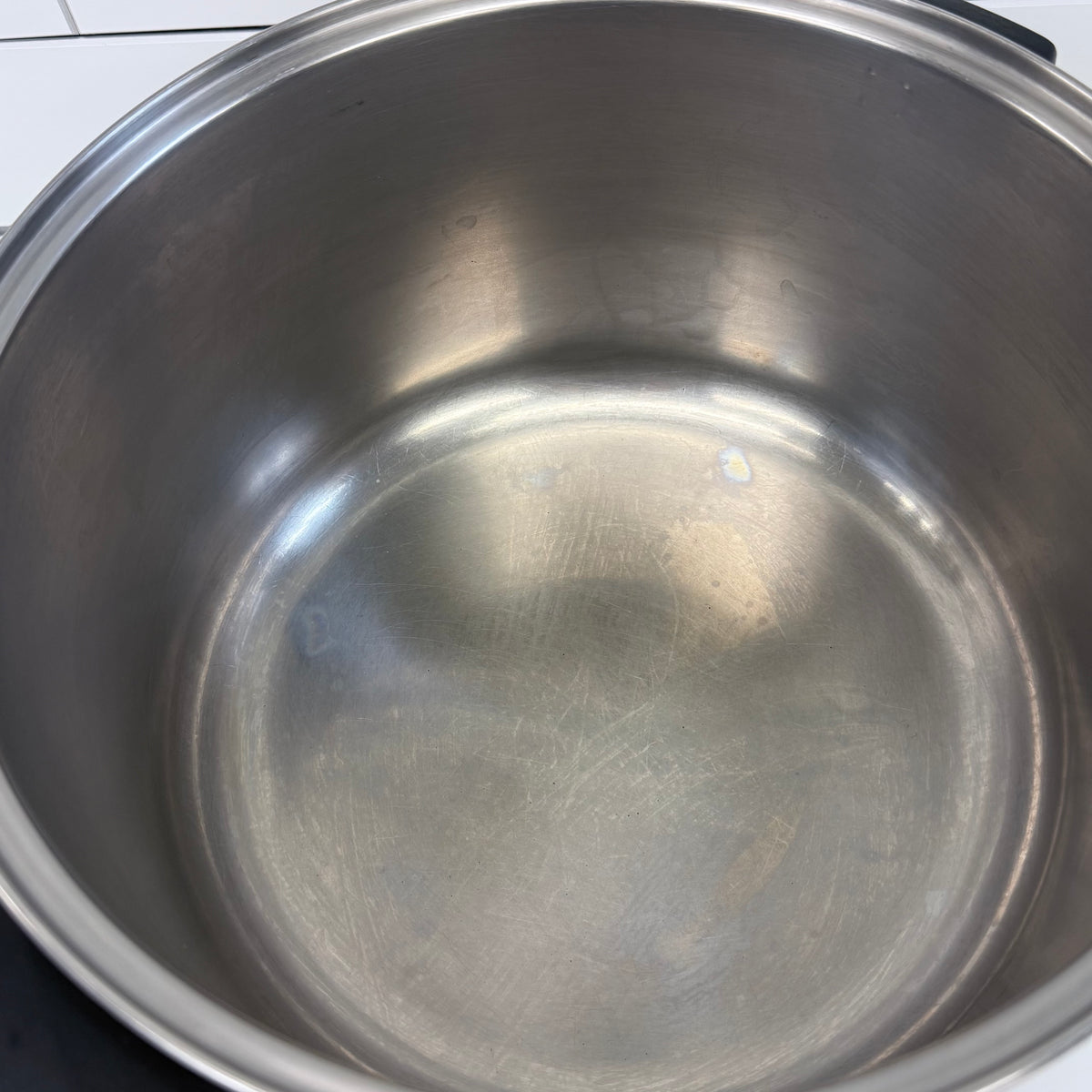 Flint Ekco 6.5 Qt Copper Bottom Stainless Stockpot with Lid