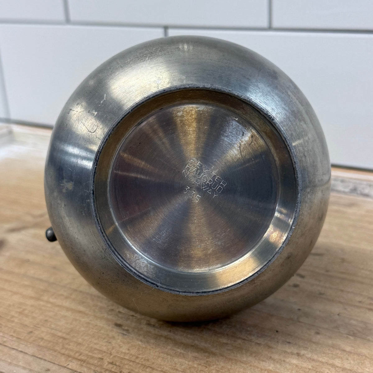 Haugrud Pewter Pitcher 1970s