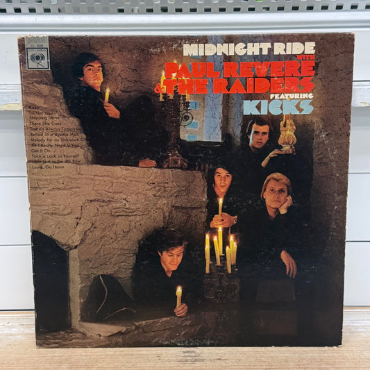 Paul Revere & The Raiders Midnight Ride Mono Vinyl Record 1966 #CL2508