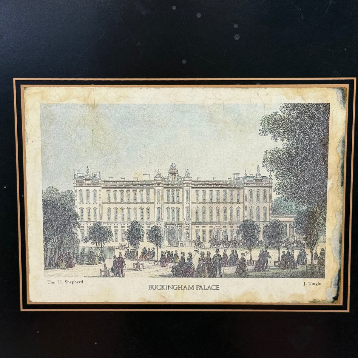 Vintage London Landmark Prints Buckingham Palace Set of 4
