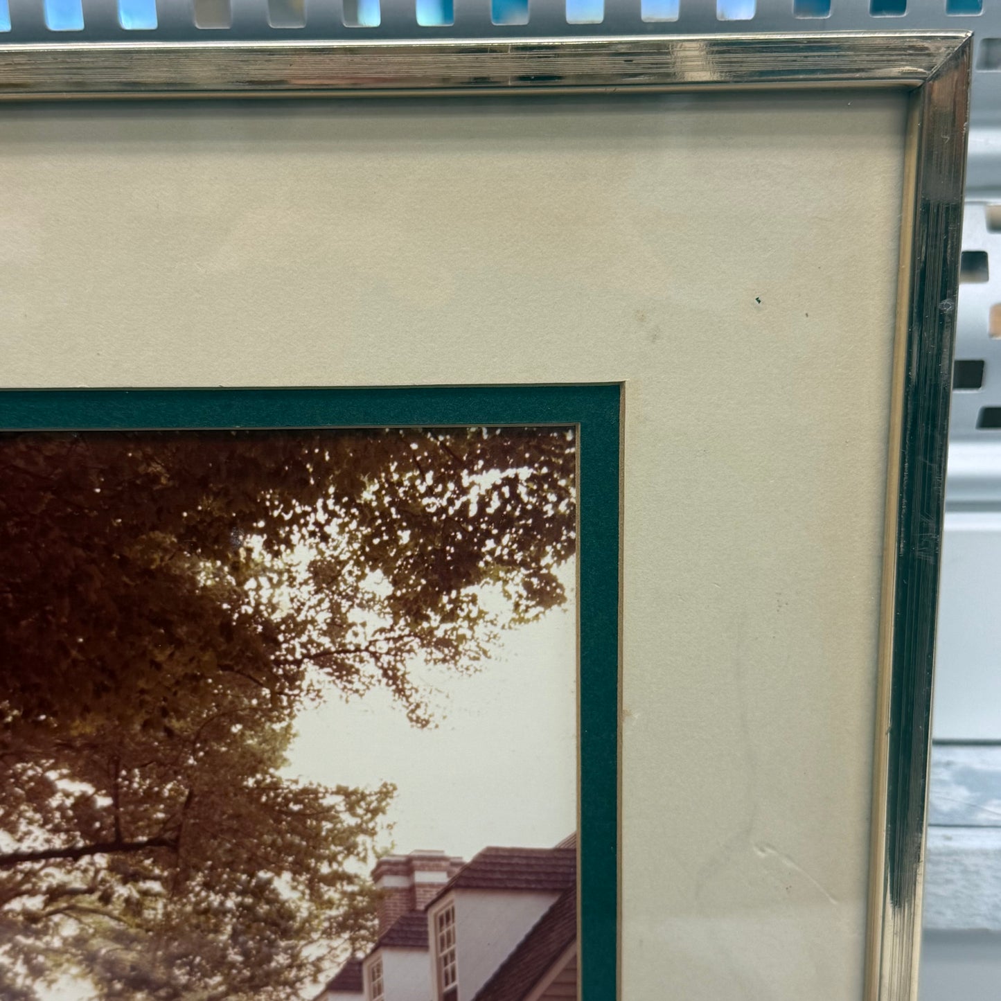 Fred Miller English Coffee House Williamsburg Signed Framed Photo