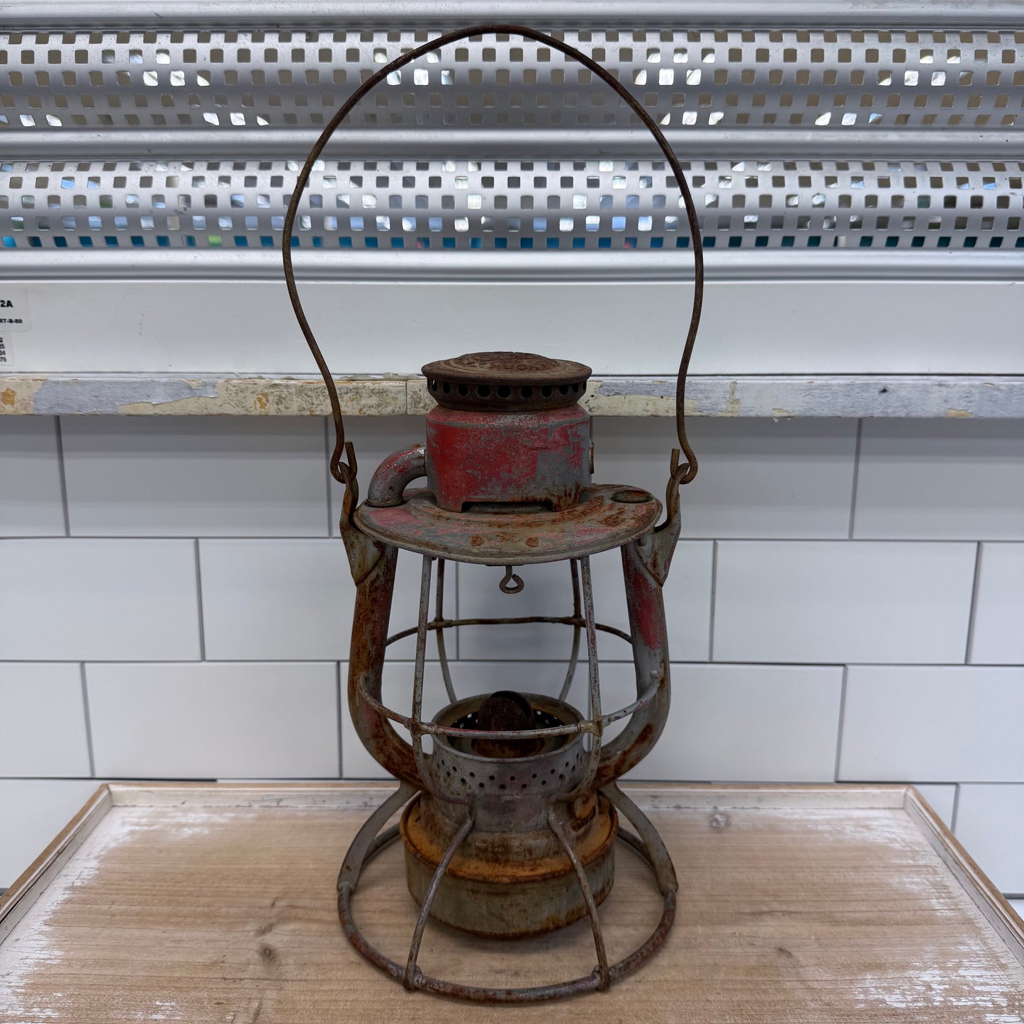 Dietz Vesta New York Central Railroad Kerosene Lantern Vintage