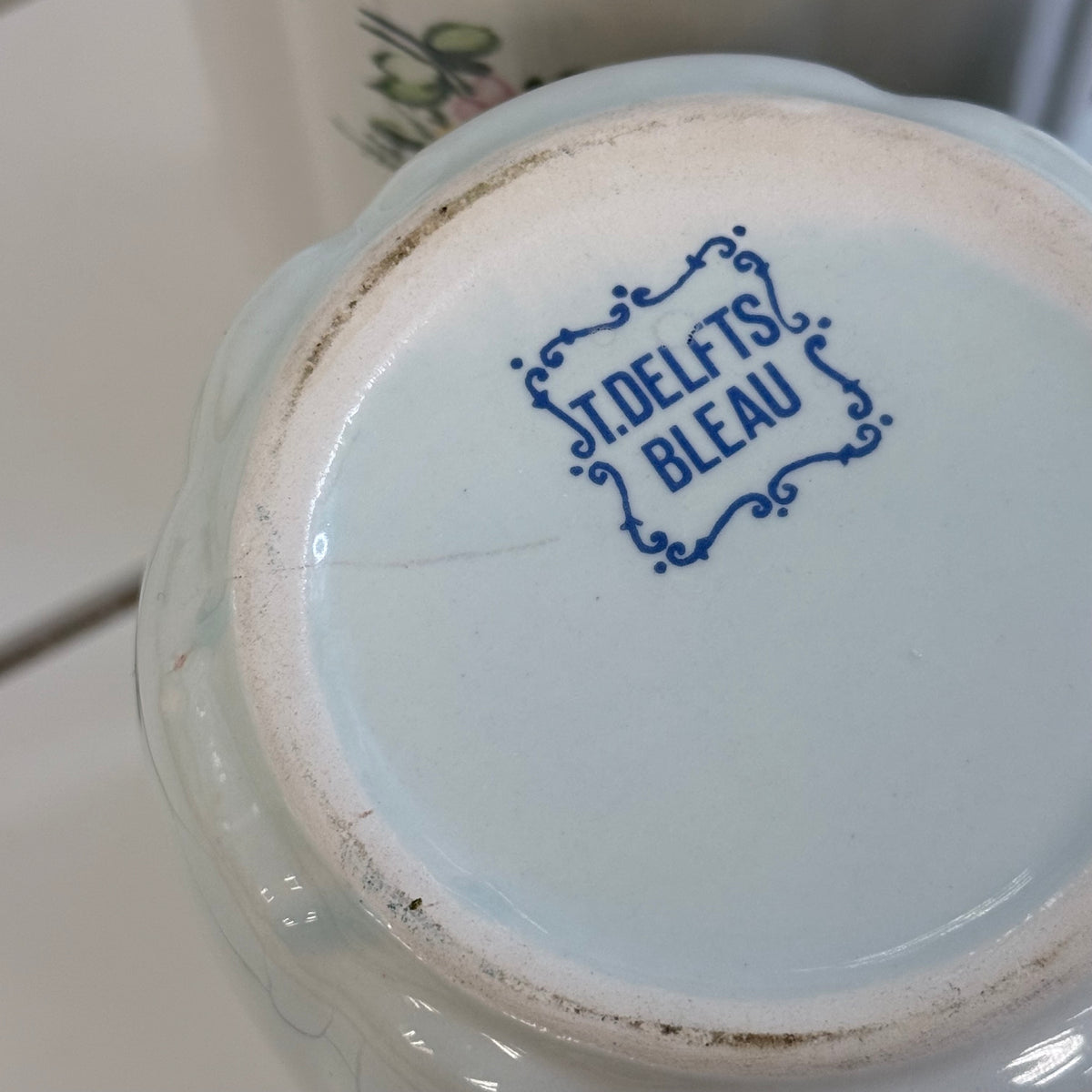 T. Delft's Bleau Floral Ceramic Kitchen Canisters Set of 5