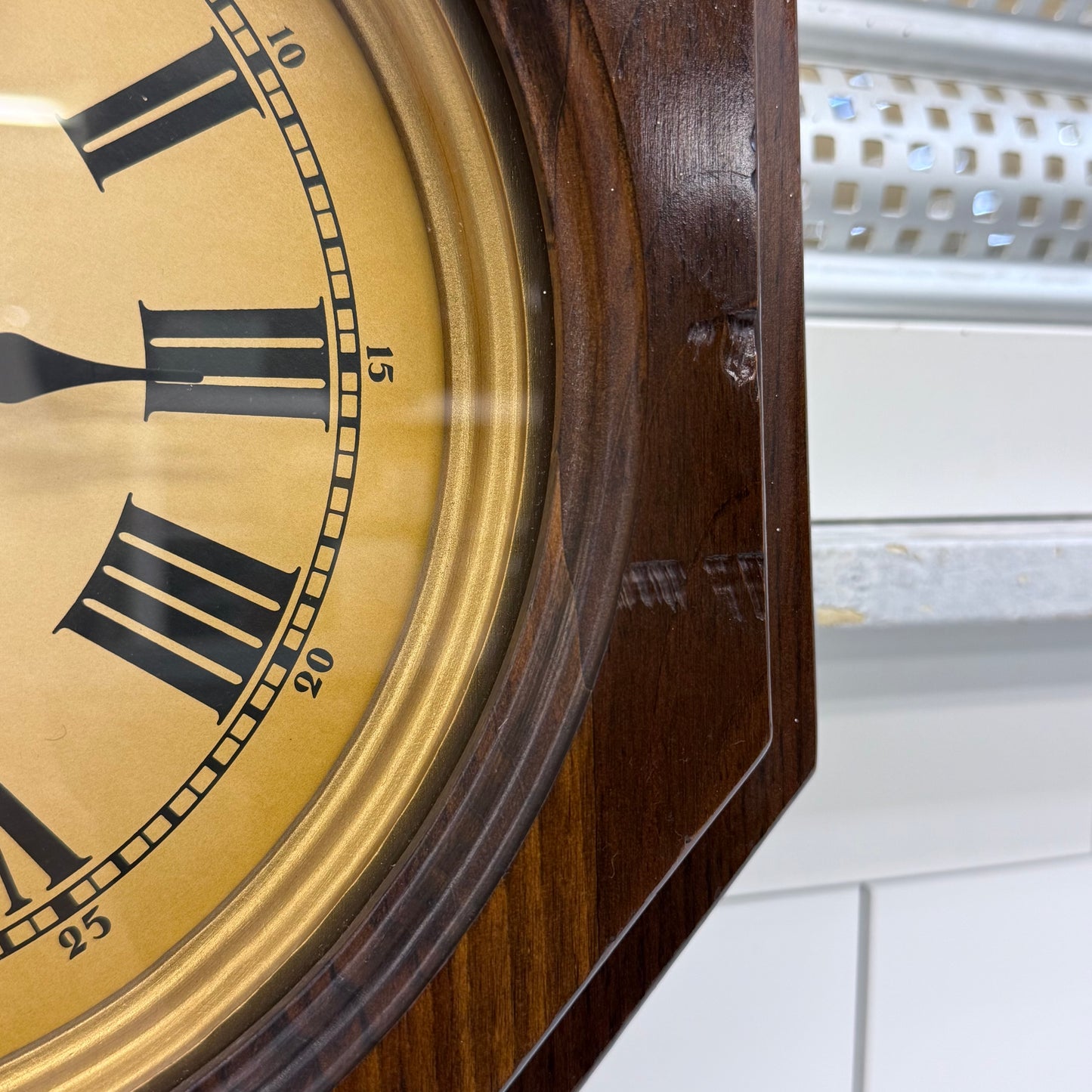 Verichron Quartz Pendulum Regulator Wall Clock