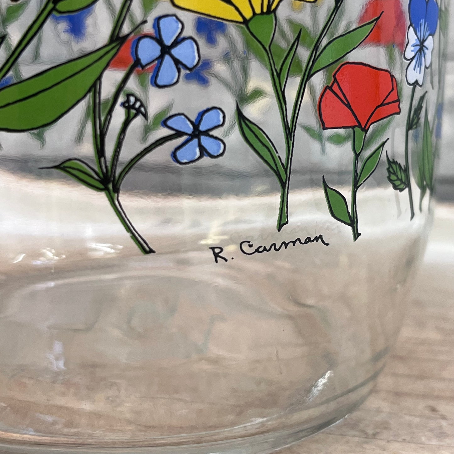ARC Poppy Flowers Glass Jar Selection