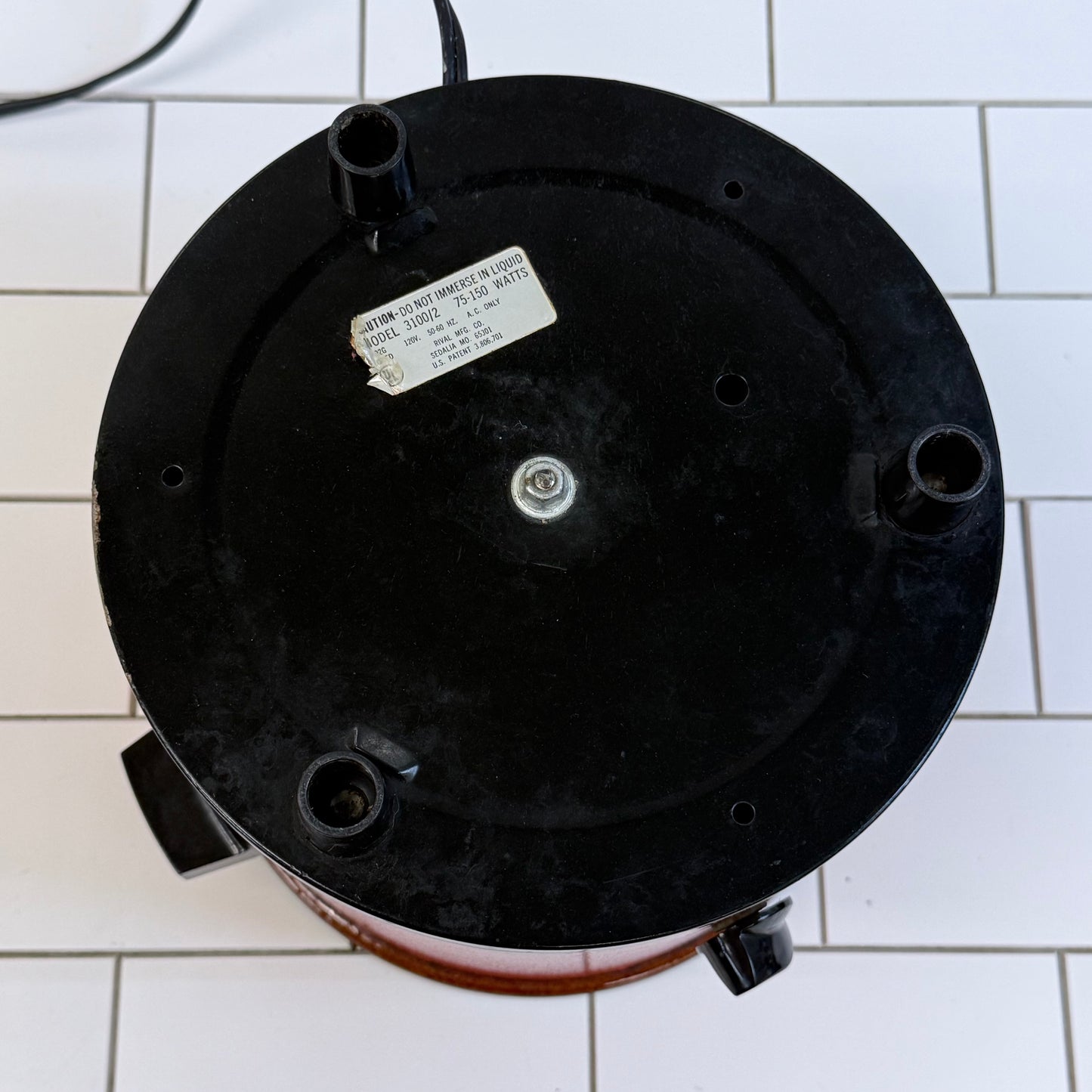 Rival Crock-Pot Slow Cooker 3.5 Qt Vintage 1970s