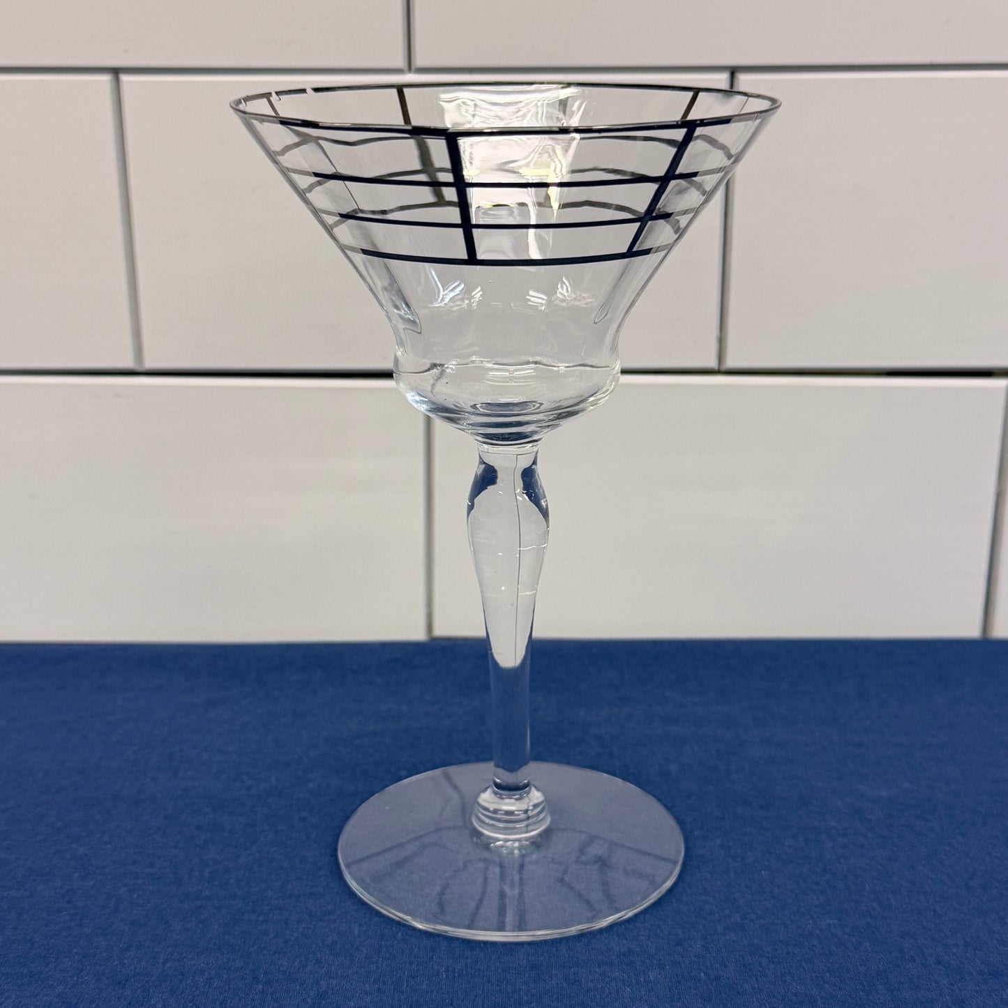 Atomic Era Martini Glasses Set of 6 Mid Century