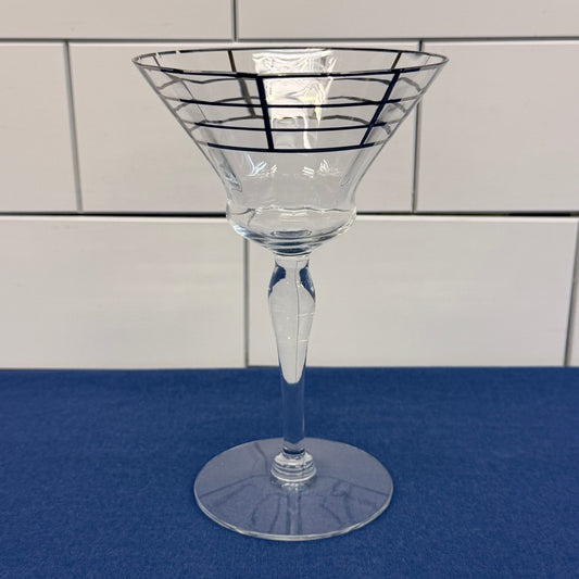 Atomic Era Martini Glasses Set of 6 Mid Century