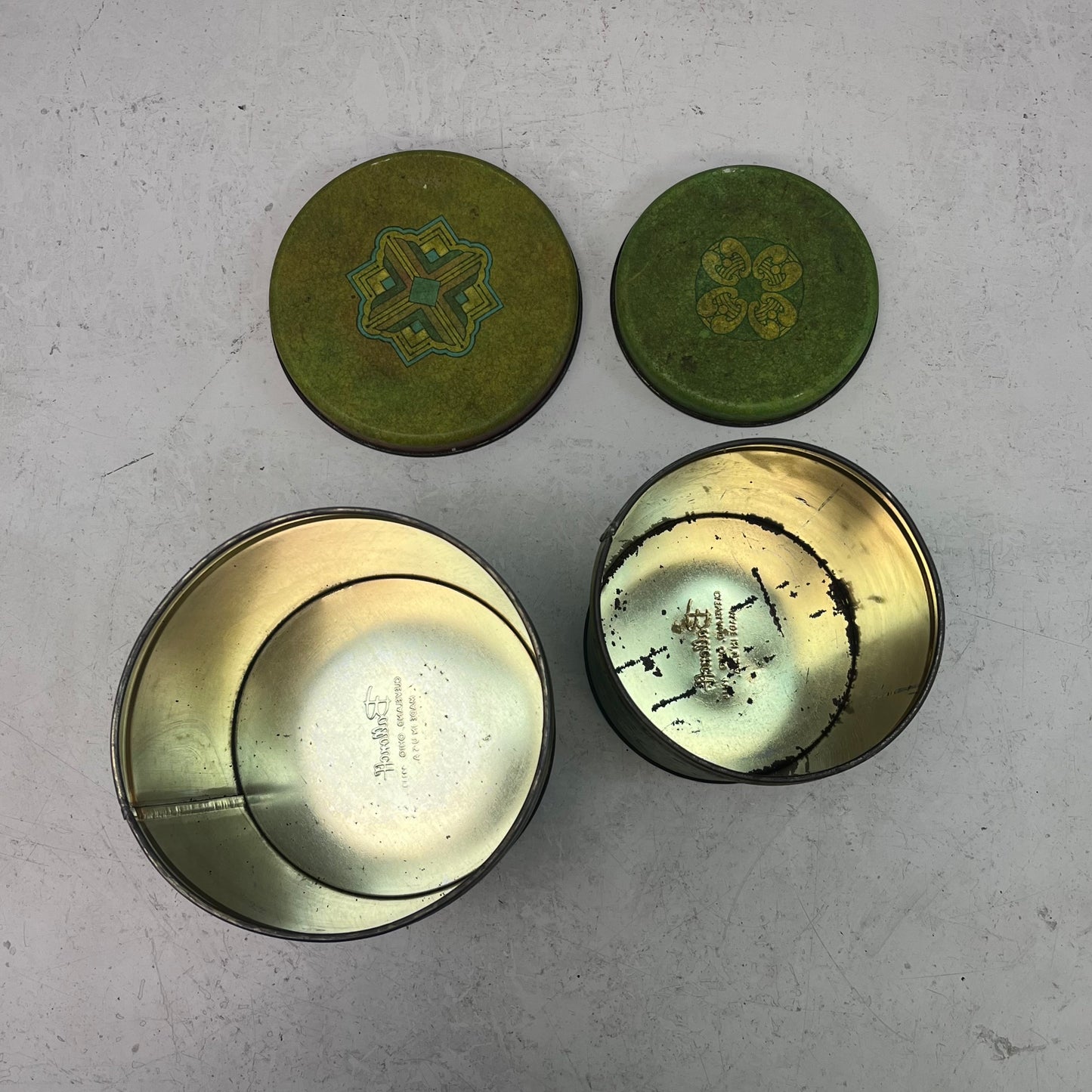 Ballonoff Metal Kitchen Canister Set of 4, 1977