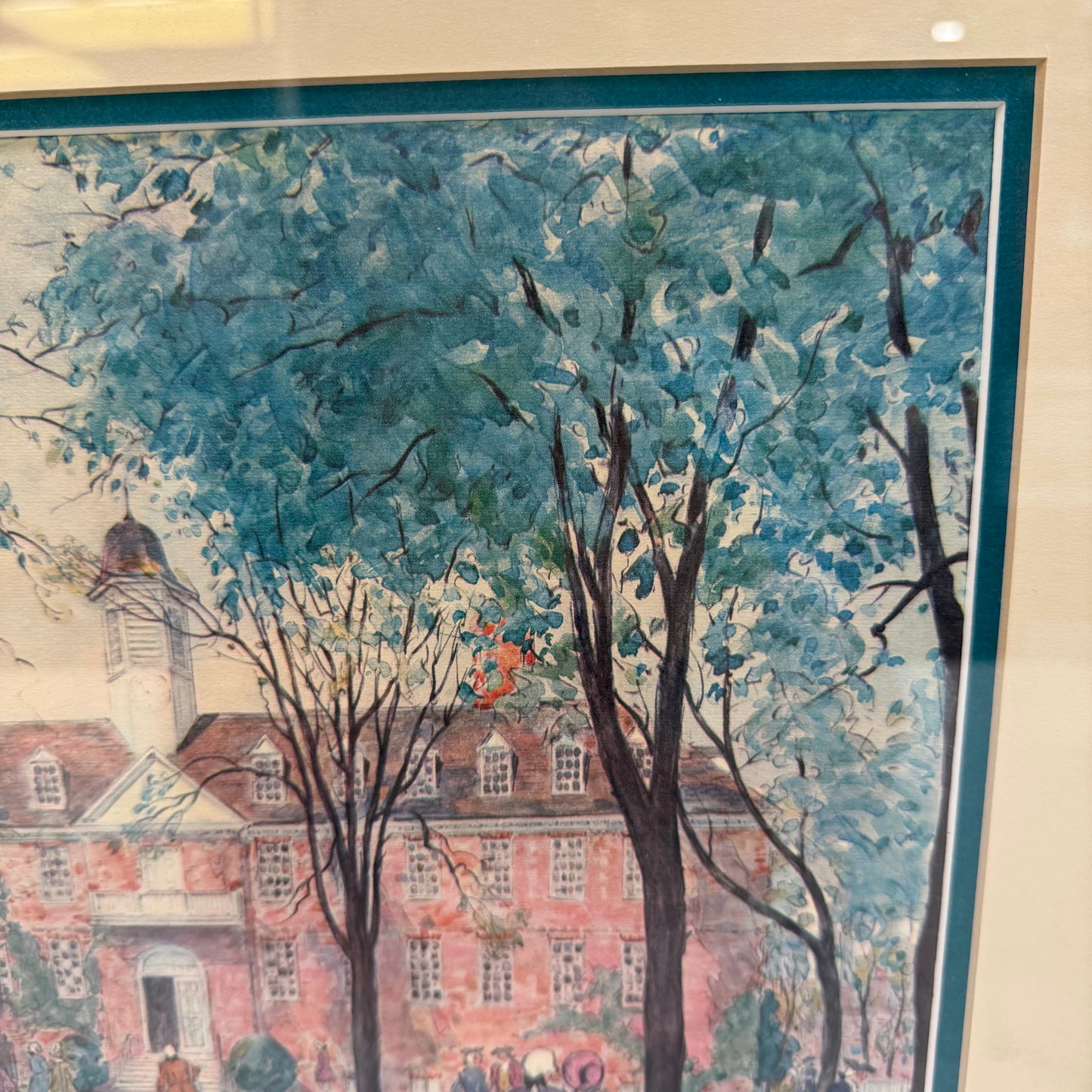 James Preston Wren Building Williamsburg Art Print, 1939