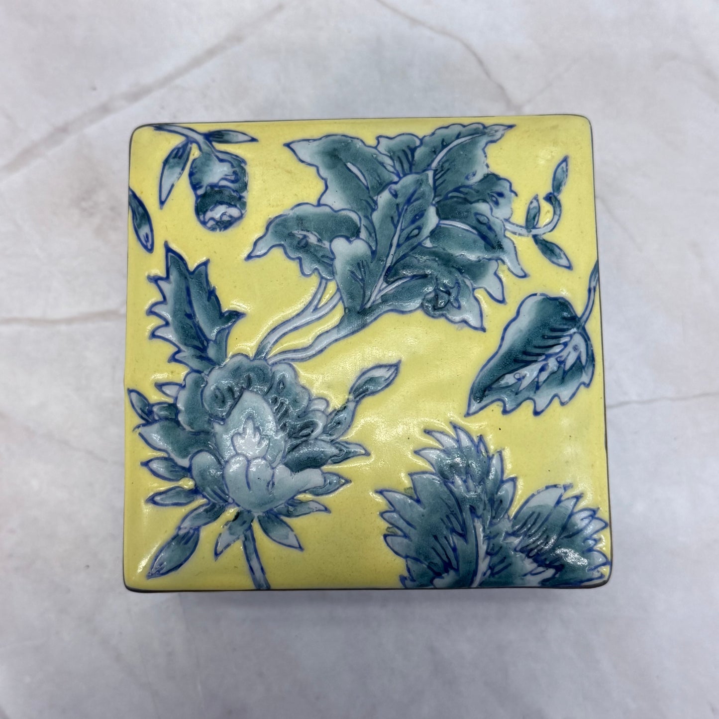 Chinoiserie Trinket Box Lot of 4