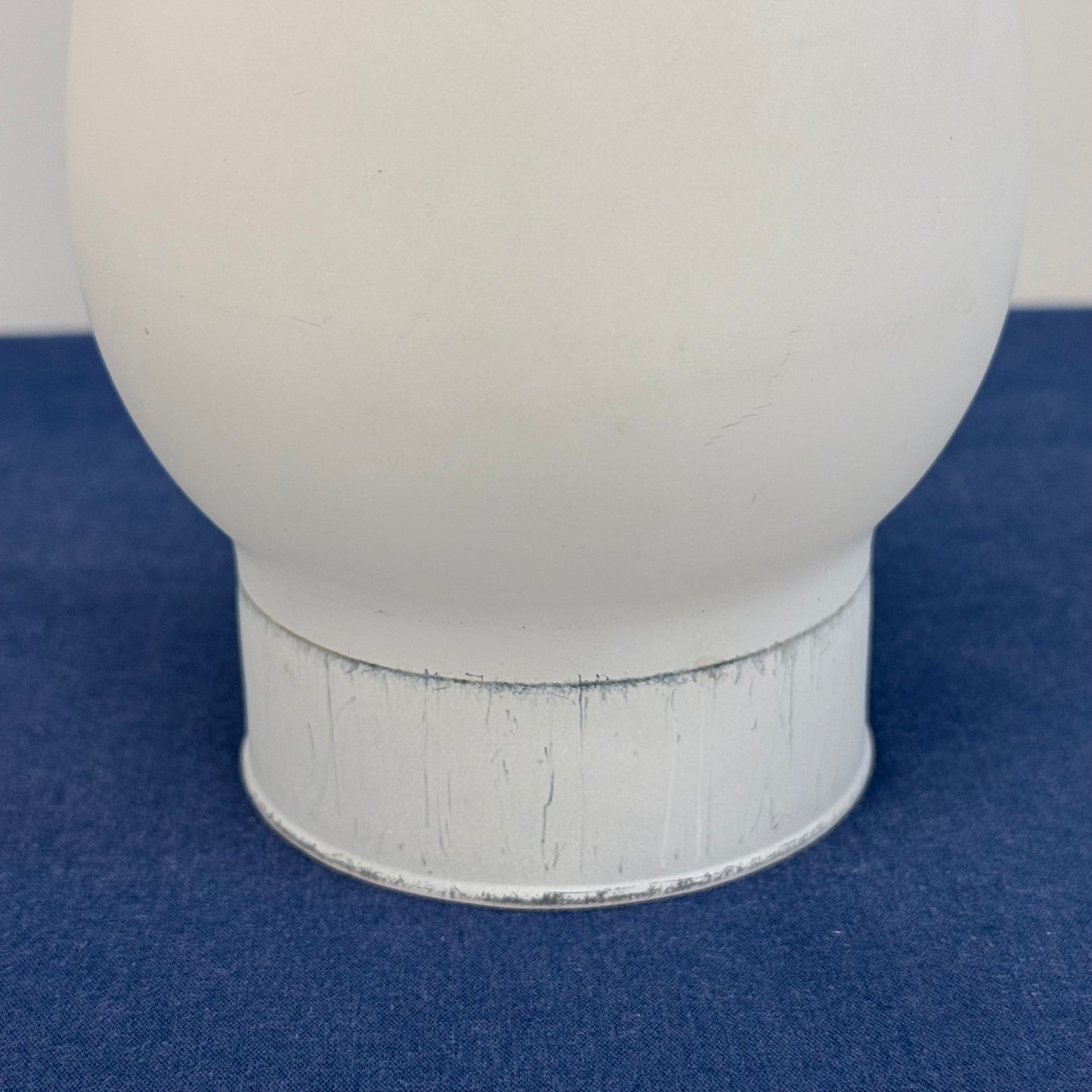 Vintage Floral Hurricane Table Lamp Mid Century 1960s-1970s