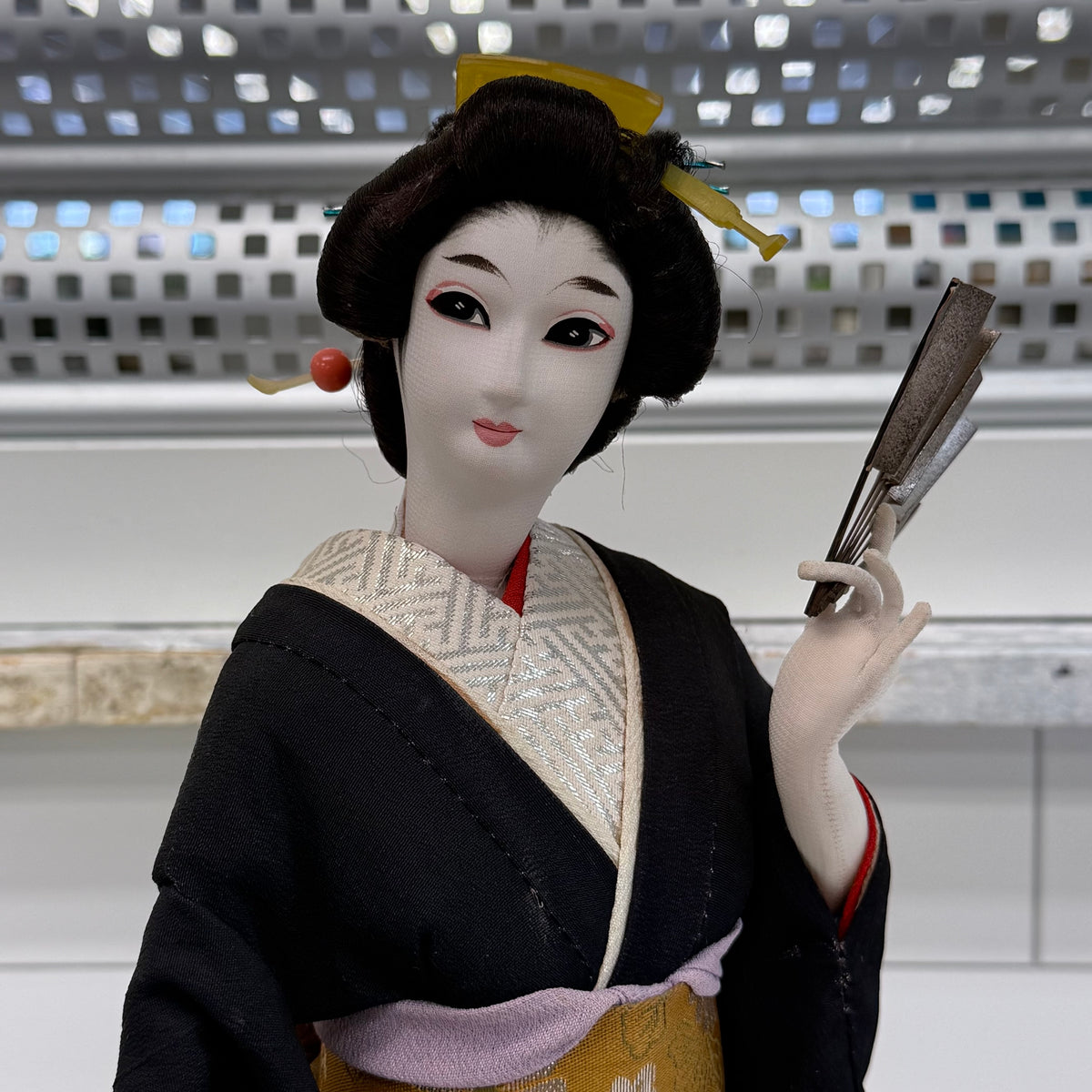 Japanese Doll in Acrylic Display Case