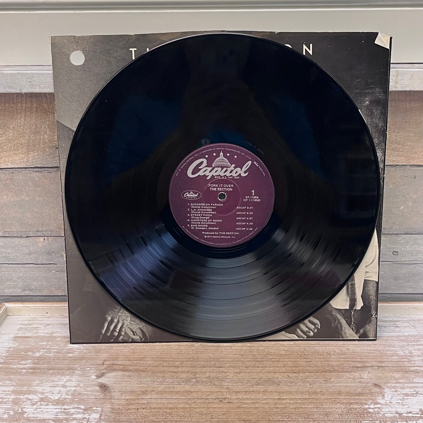 The Section Fork it Over Vinyl Record, 1977