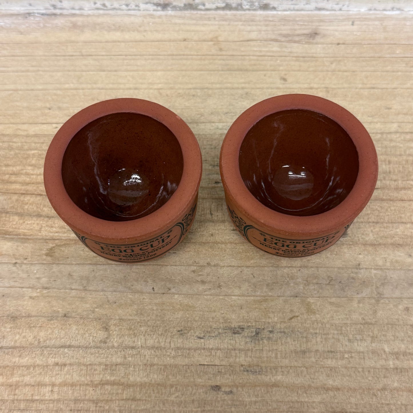 Henry Watson Pottery Original Suffolk Jar & Egg Cup Set